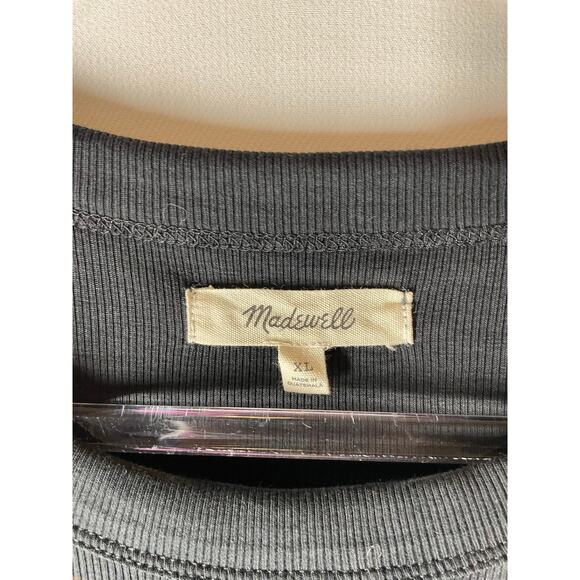 Madewell (Re)generative Cotton Ribbed Cutaway Tank Top Size XL - Picture 2 of 5